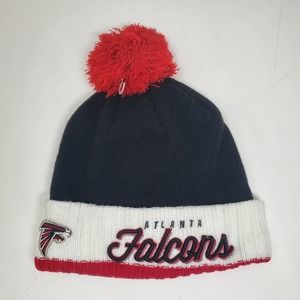 Atlanta Falcons New Era NFL Pom Time Cuffed Knit Hat MI3